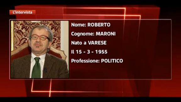 Intervista di Maria Latella a Roberto Maroni