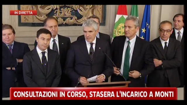 Consultazioni, Casini spiega la posizione del Terzo Polo