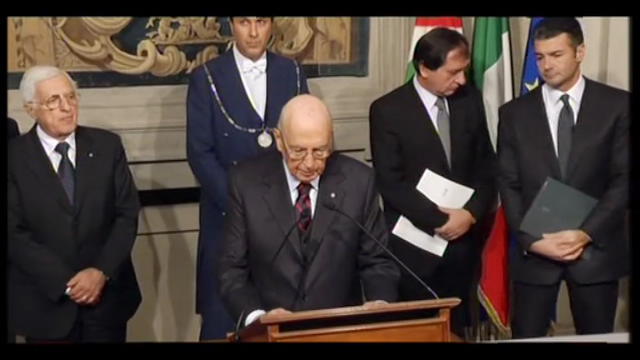 Il discorso del Presidente Giorgio Napolitano