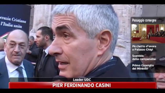 Casini, ottimo il governo Monti, appoggio senza riserve