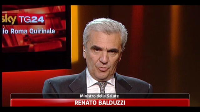 Governo Monti, intervento di Balduzzi a Sky TG24