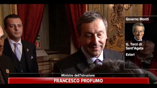 Governo Monti, le parole di Francesco Profumo