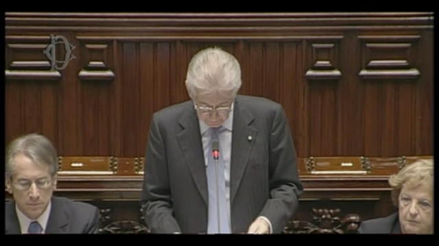 Monti: io di poteri forti in Italia non ne conosco