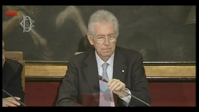 Conferenza stampa del Presidente del Consiglio Monti
