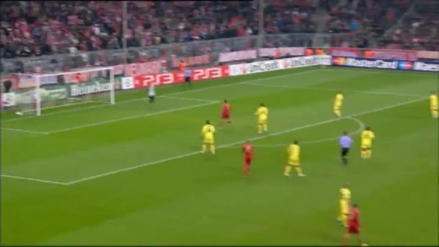 Bayern-Villarreal 2-0, gol di Gomez (23')