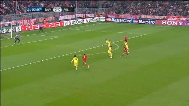 Champions, Bayern Monaco-Villarreal 3-1