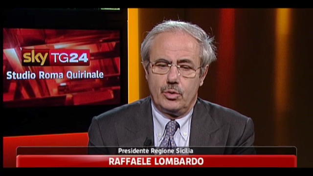 A Sky TG24: intervento di Raffaele Lombardo