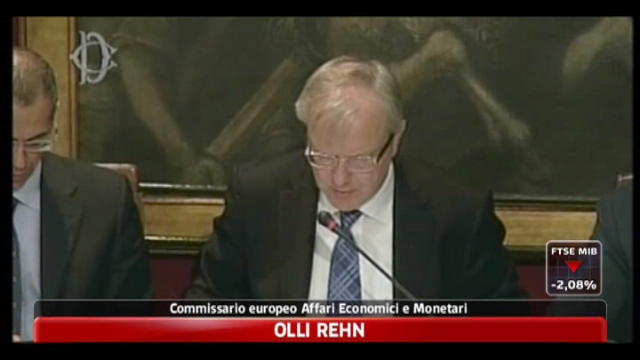Crisi Rehn, situazione difficile, siamo sulla stessa barca