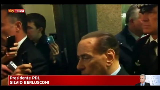 Berlusconi,lasciamo lavorare Monti