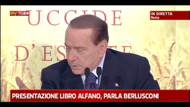 Presentazione libro Alfano, parla Berlusconi