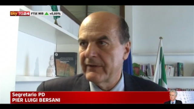 Manovra Monti, Bersani: chiediamo solo equità