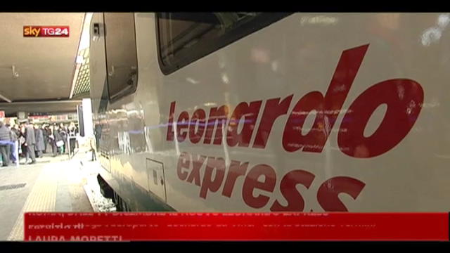 Roma, dall'11 dicembre il nuovo Leonardo Express