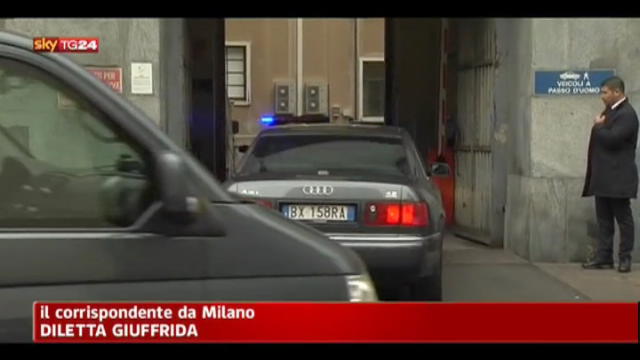 Milano, Berlusconi a Palazzo di Giustizia