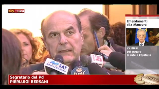 Governo, Bersani: ascolti parlamento e forze sociali