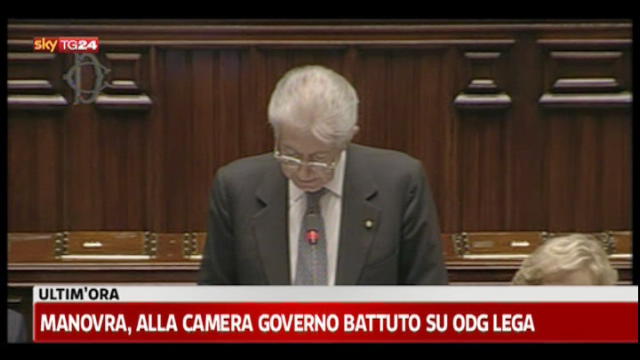 Manovra, l'intervento di Mario Monti