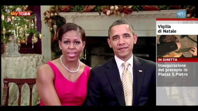 USA, gli auguri di Natale di Barack e Michelle Obama