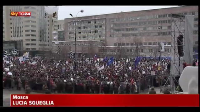 Mosca, nuova manifestazione contro Putin