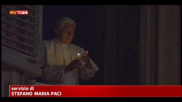 Papa inaugura presepe di Piazza San Pietro