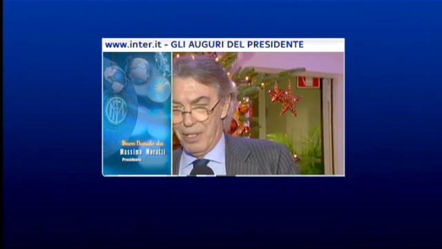 Inter, gli auguri del presidente Moratti