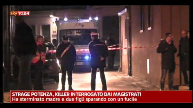 Strage Potenza, killer interrogato dai magistrati