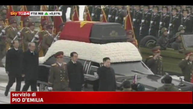 Corea del Nord, commozione ai funerali di Kim Jong-il