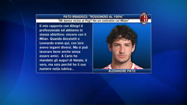 Pato non molla il Milan: io, rossonero al 100%