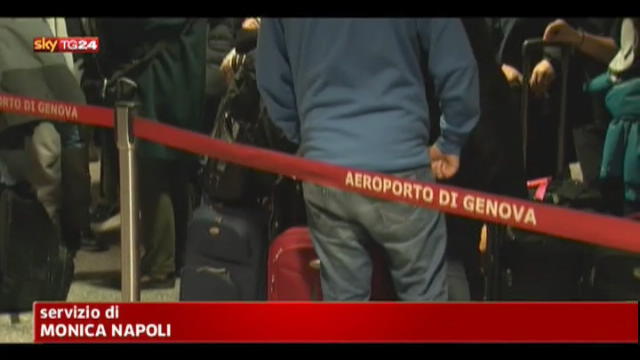 Fincantieri, bloccato per alcune ore l'aeroporto di Genova