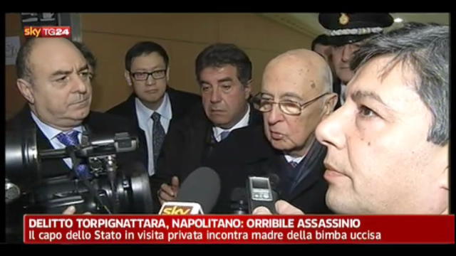 Delitto Torpignattara, Napolitano: orribile assassinio