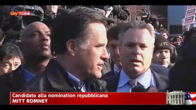 Primarie repubblicani nel New Hampshire, Romney fiducioso
