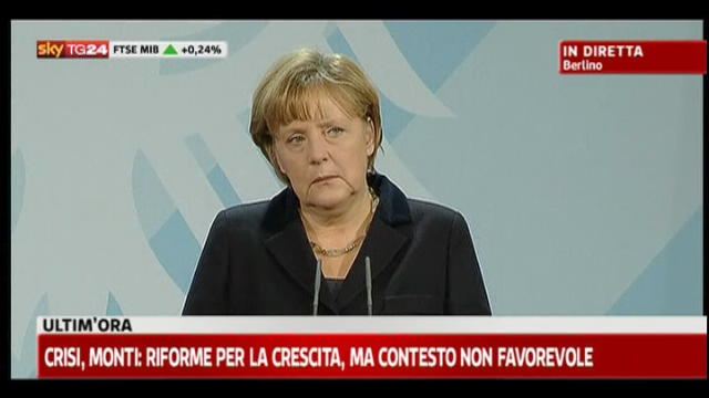 3 - Merkel: chiesto sostegno alla BCE per fondo salva stati
