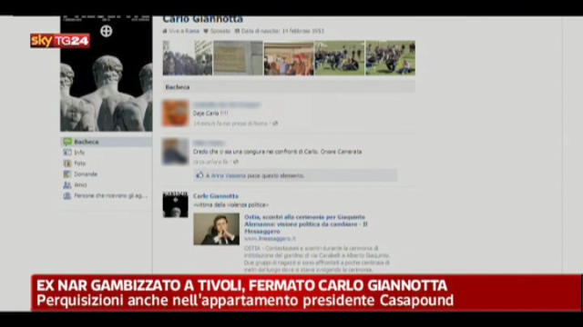 Ex NAR gambizzato a Tivoli, fermato Carlo Giannotta