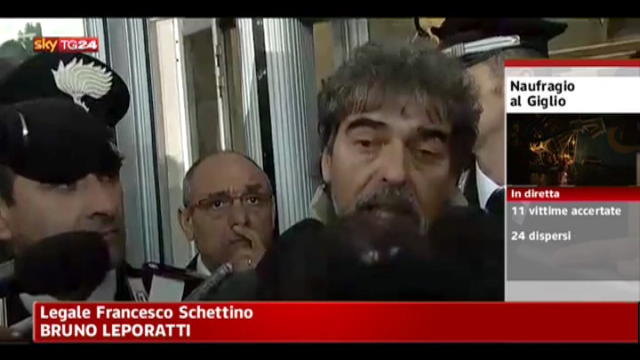 Naufragio Giglio, parla l'avvocato del Comandante Schettino