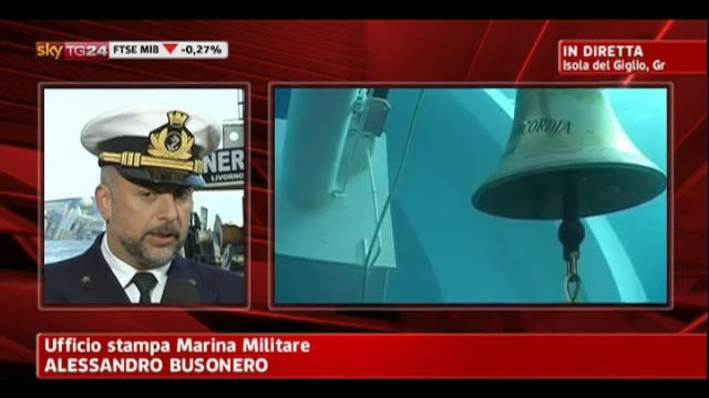 Naufragio Concordia, i sub al lavoro, parla Busonero