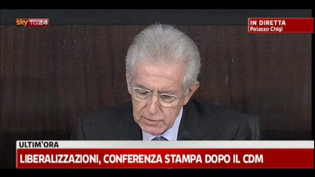 1- Liberalizzazioni, Mario Monti