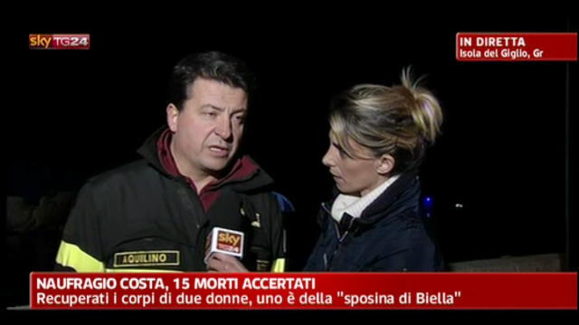 Naufragio Giglio, intevista coordinatore capo soccorritori