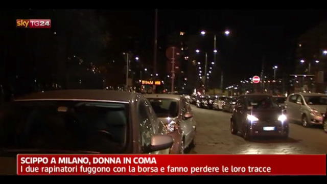 Scippo a Milano: donna in coma