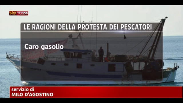 Il caro gasolio in cima alla protesta dei pescatori