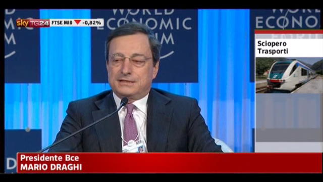 World Economic Forum, intervento Draghi