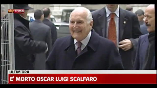 E' morto Oscar Luigi Scalfaro