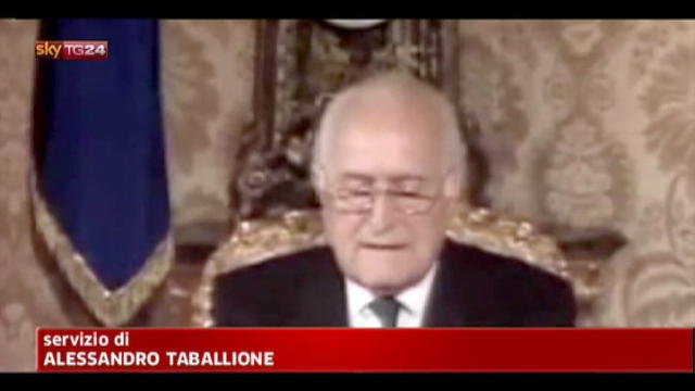 Morto l'ex presidente Scalfaro, aveva 93 anni