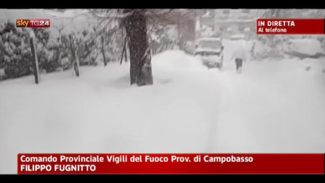Neve e gelo, Campobasso situazione critica; parla Fugnitto