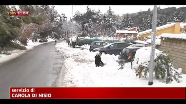 Neve, l'emergenza dei comuni a nord di Roma