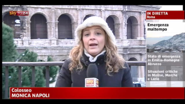 Neve e gelo a Roma, oggi scuole e uffici chiusi