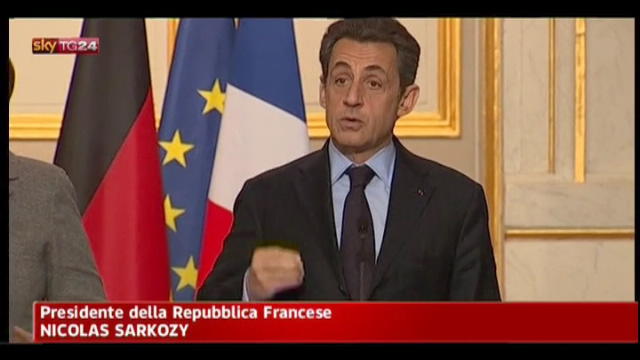 Crisi, Sarkozy: Monti è esempio da seguire