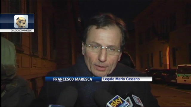 Calcio scommesse, legale Cassano: Mario rimane tranquillo