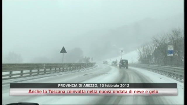 Anche la Toscana coinvolta nella nuova ondata di neve e gelo