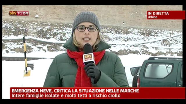 Emergenza neve, ancora molti disagi ad Urbino