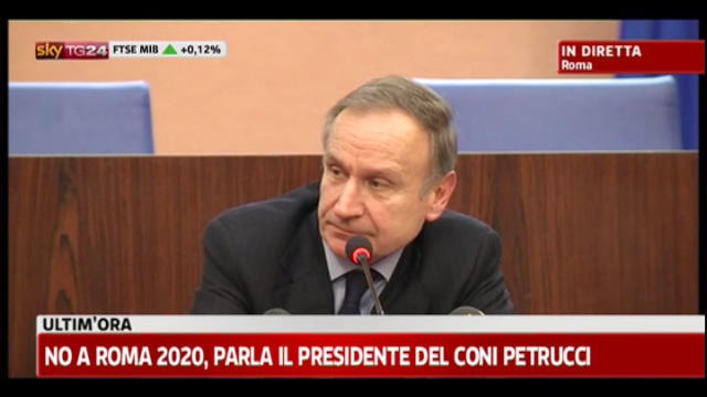 Roma 2020, Petrucci: non ci sarà una candidatura per il 2024
