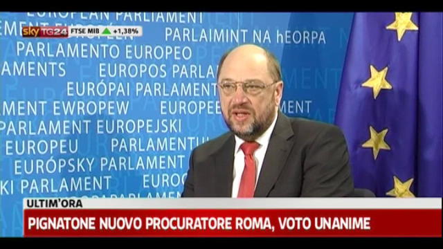 Europa, a Sky TG24 intervista a Schulz