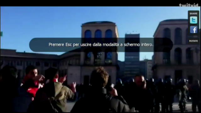 Milan-Arsenal, scontri in piazza del Duomo